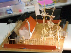 付城模型作り-3
